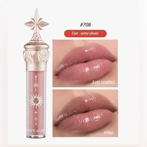 Color Lip Gloss Hydrated, Long Lasting  Plump Lips. Color: OAT